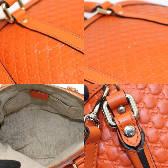 GUCCI Micro guccissima Mini Dome Bag Sun Orange 449654 -000926 - Picture 14 of 14